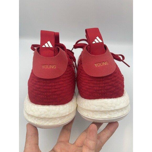 Adidas Trae Young 2 Basketball Shoes Red White Knit Upper Men\'s 14 main image 5